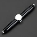 LED Spinning Fidget Pen - Metal Ballpoint for Anxiety Relief and Decompression, Ideal for Office and School Use, Suitable for All Ages